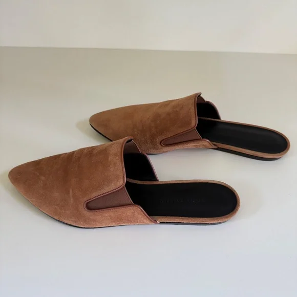Jenni Kayne Suede Walnut Mule - 40 - Picture 4 of 5